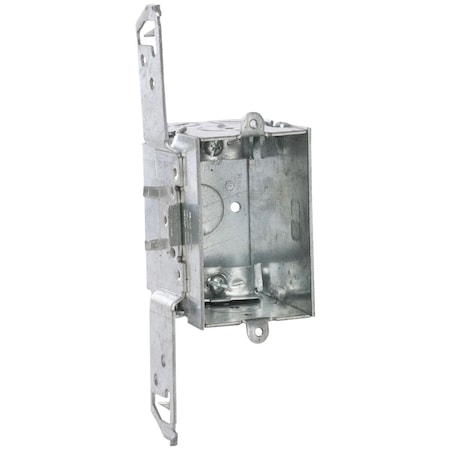 Southwire Electrical Box, 12.5 cu in, Wall Box Type, 1 Gang, Steel, Rectangular Shape G601-FR-UPC